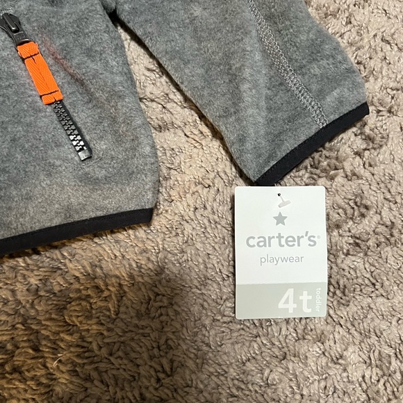 Carters 4T fleece jacket zip up - Picture 3 of 3